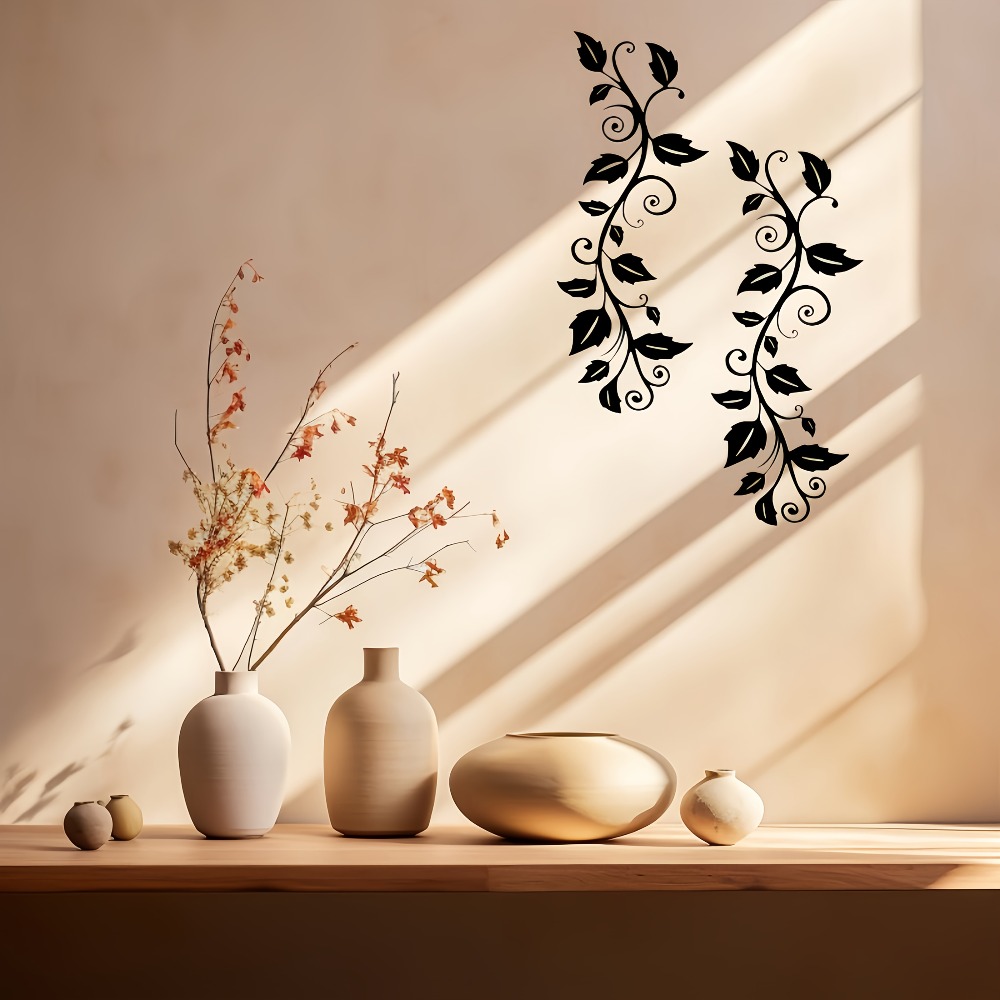 Art Craft With Leaves - CIFBUY Metalen wandkunst Art Deco bladeren