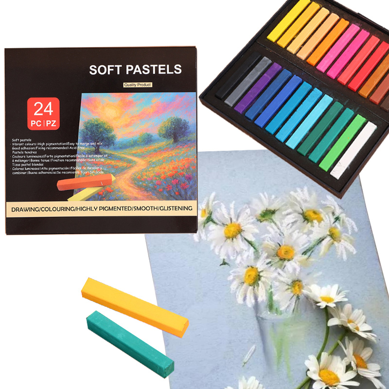 Chalk Pastel Set - 12/24 Kleur Krijt Zachte Pastel Set