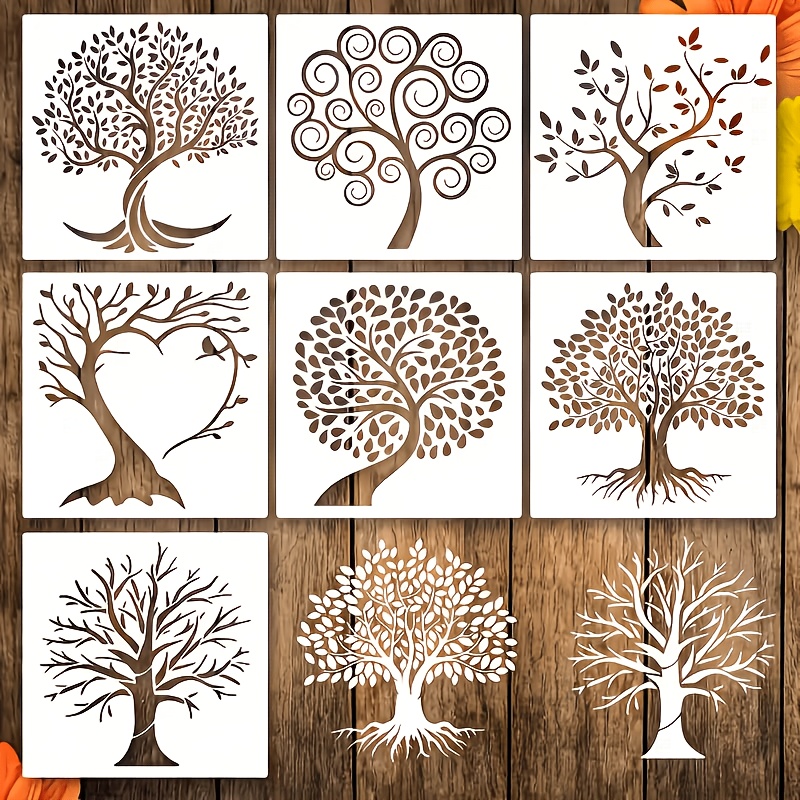 Art Craft Template - Set van 7 sjablonen met het