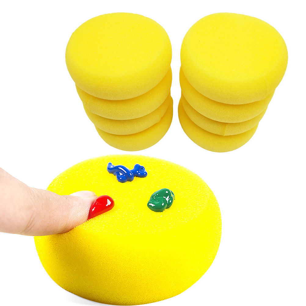 Art Craft Template - Kinder Spons Stempels 10 Stuks Ronde