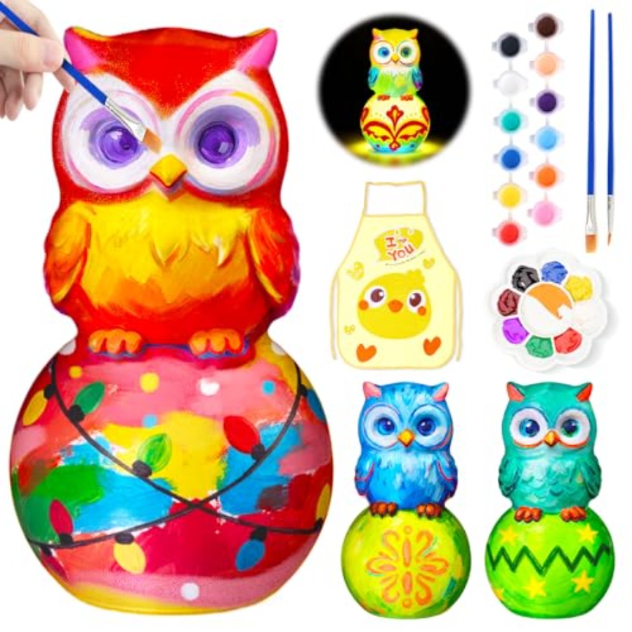 Light Art And Craft - Schilder Je Eigen Lamp Set, Knutselwerk