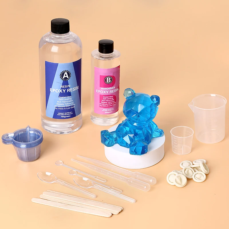 Art Craft Easy - Epoxyhars Kit Kristalhelder Gemakkelijk mengen AB-hars