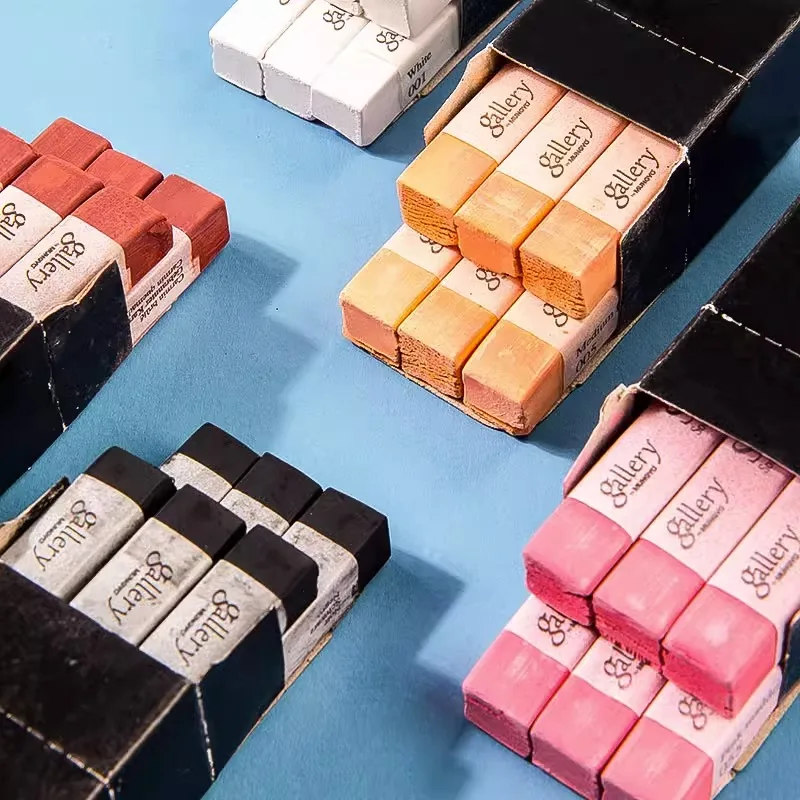 Chalk Pastel Set - MUNGYO 6 stks/set Zachte Pastels/Krijtjes/Kleurpotloden Niet