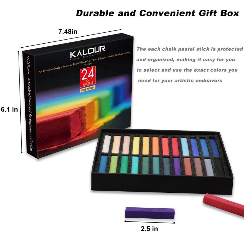Chalk Pastel Set - 24 Kleuren Set Zachte Pastel Masters