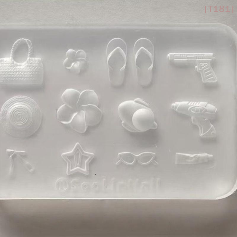 Art Craft Template - 3D siliconen mal voor nagelkunstdecoratie, DIY