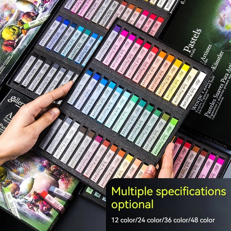Chalk Pastel Set - 12/24/26/48/72 Kleuren Vette Pastelkrijt Pastelkleurig Krijt