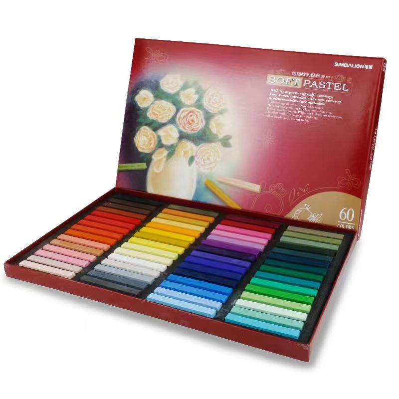 Chalk Pastel Set - Student Zachte Kleur Krijt 24/36/48/60 Poeder