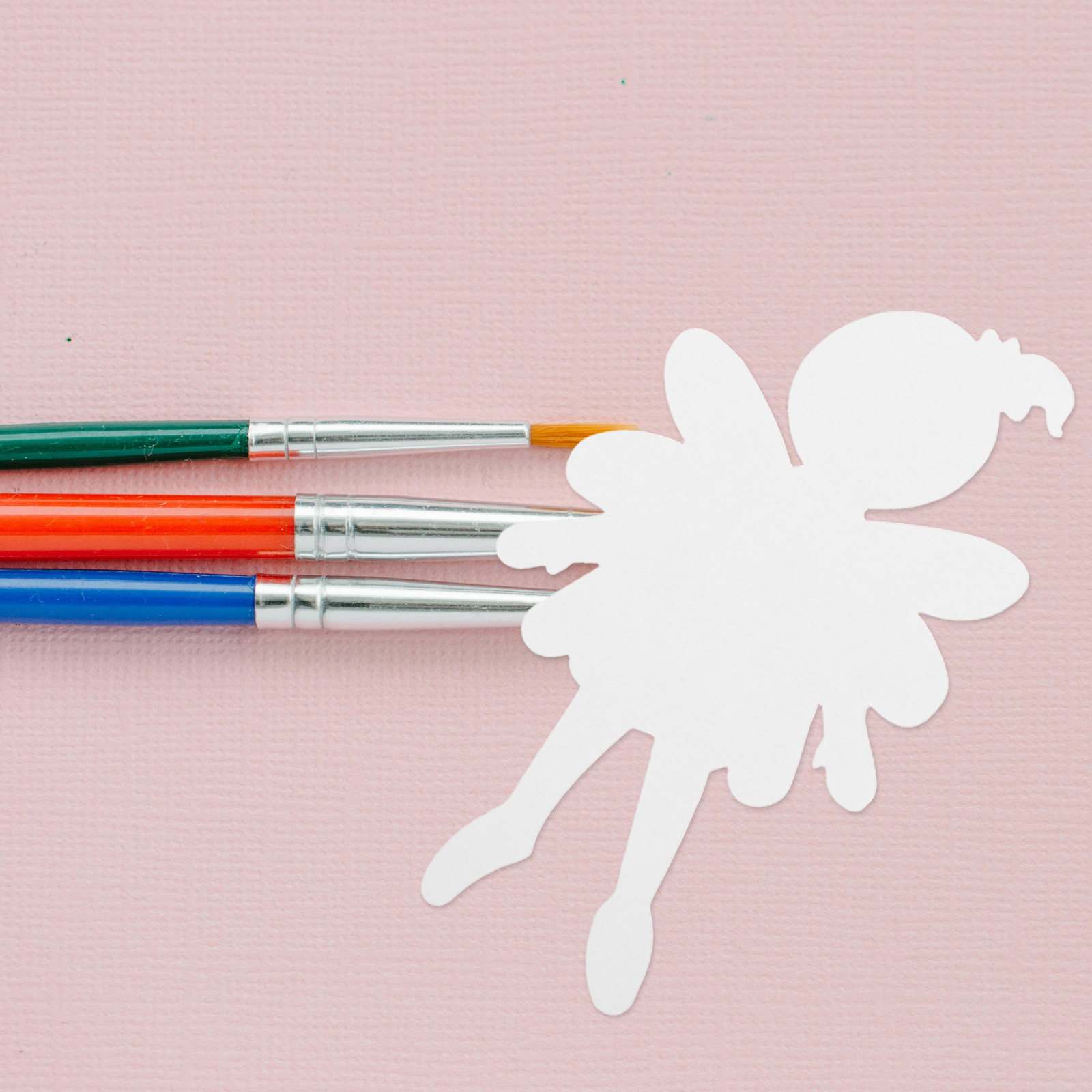 Art Craft Template - 20 stuks onafgewerkte papieren figuurtjes, wit