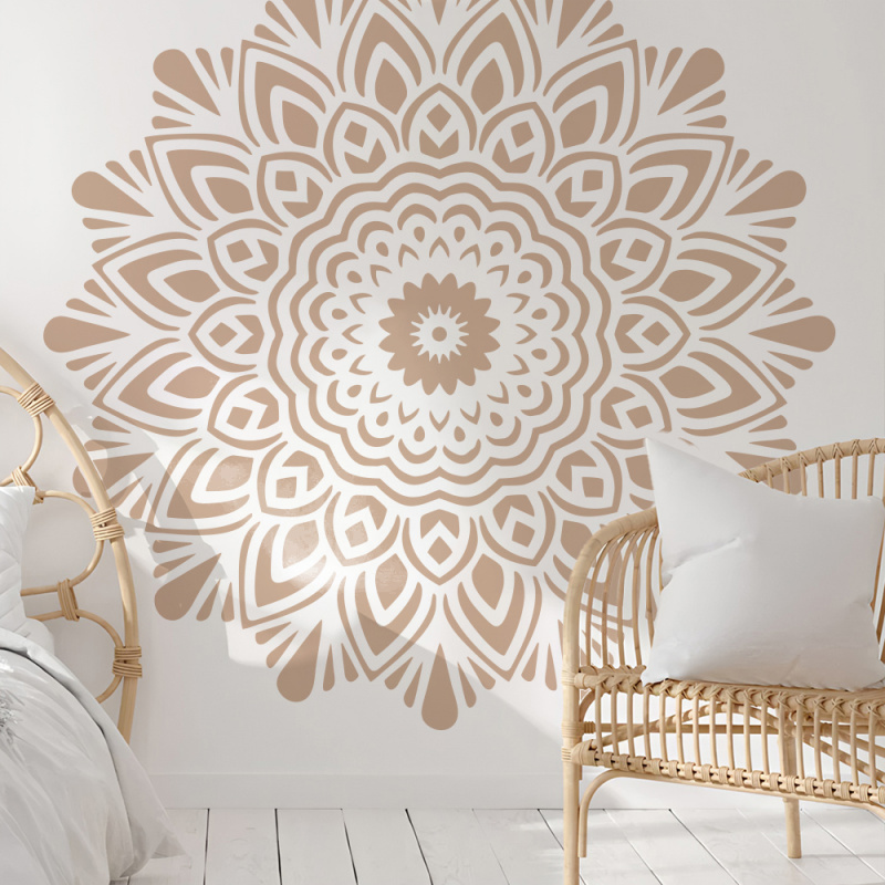 Art Craft Template - Mandala grote schilderij stencil diameter 150
