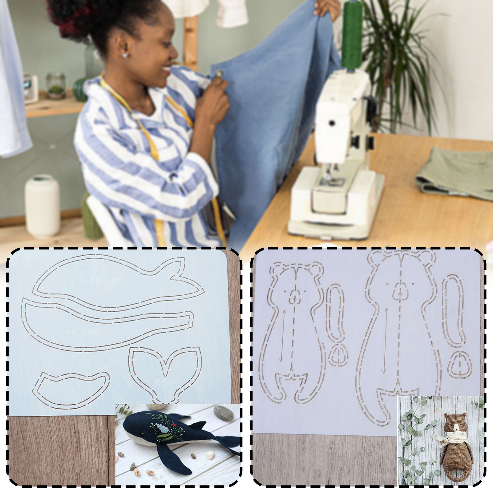 Plastic quiltsjabloon stencils - Art Craft Template recensie en prijs