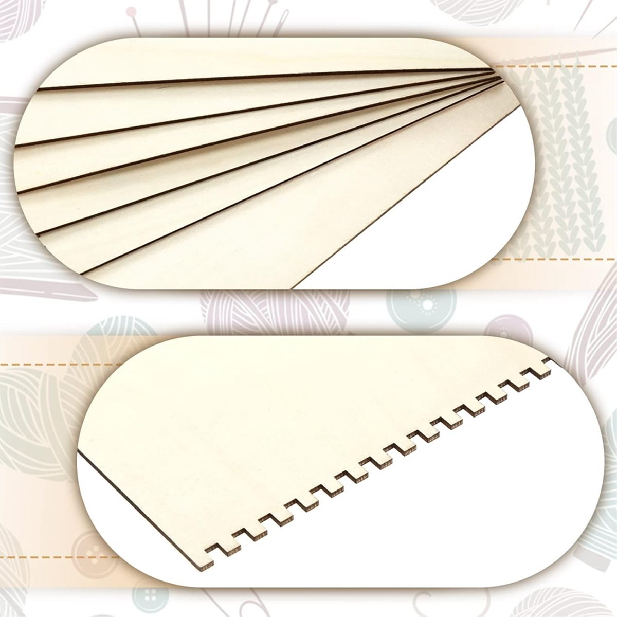 18 stuks beginners houten geke - Art Craft Tools recensie en prijs