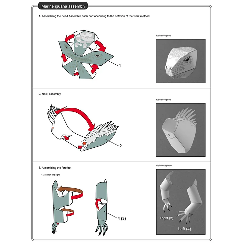 Marine Iguana Origami Art Mini - Art Craft With Cardboard recensie en prijs