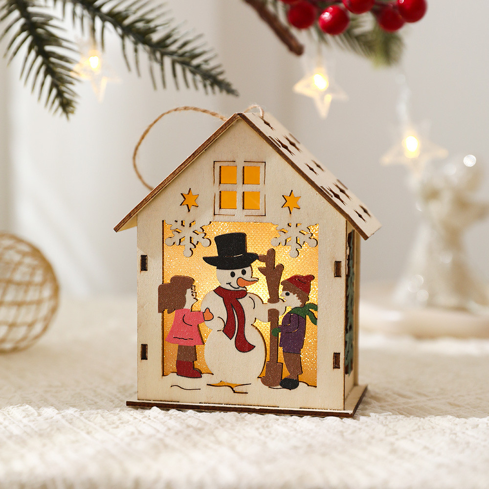 3D Houten Kersthuiskit met Ver - Light Art And Craft recensie en prijs