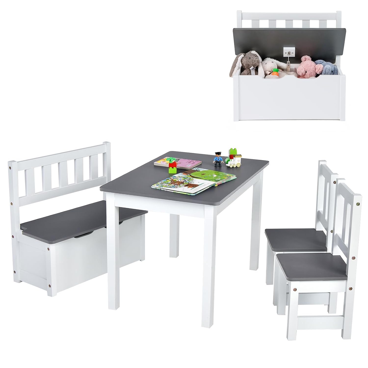 Houten kindertafel- en stoelen - Art Craft Toddler recensie en prijs