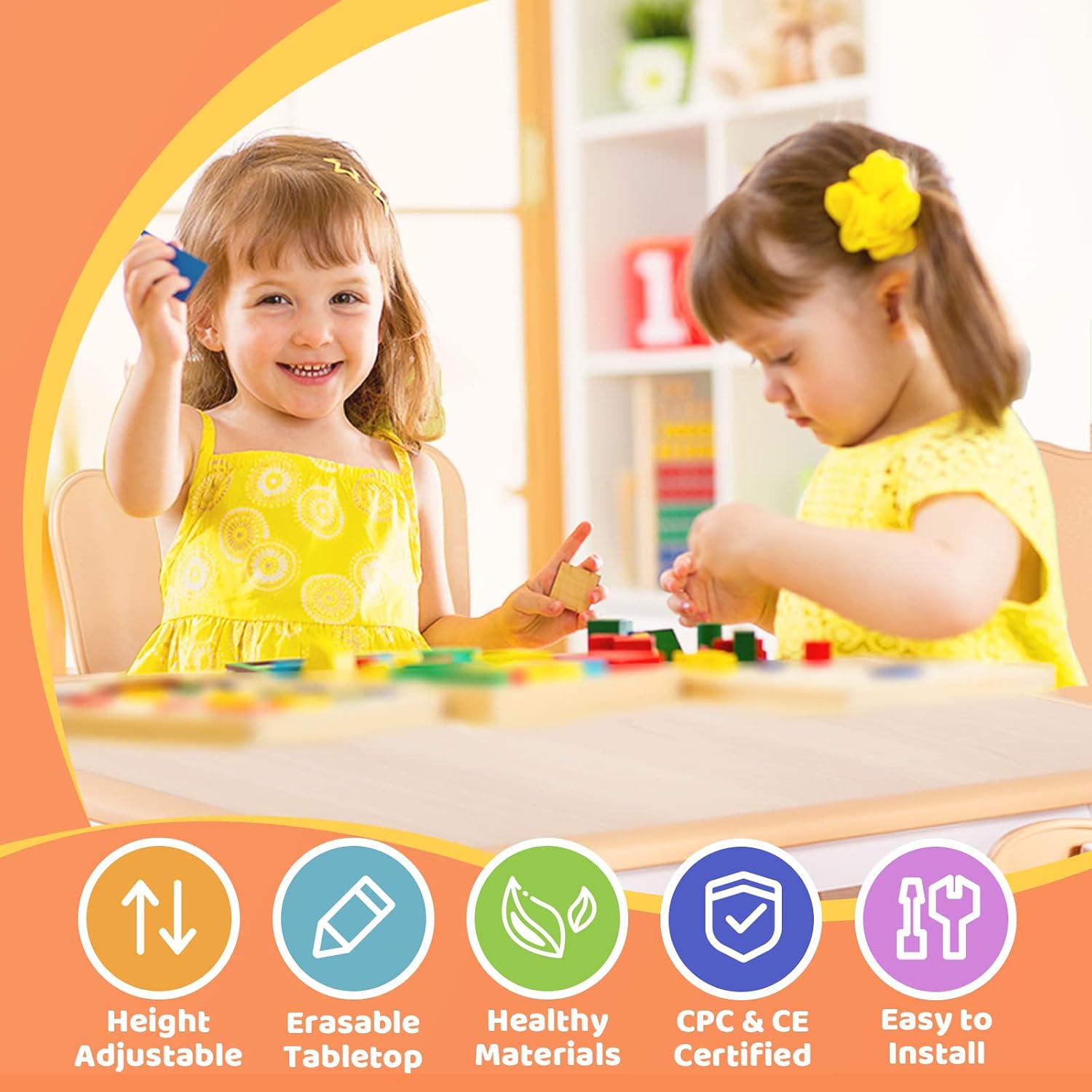 Kindertafel en 2 stoelenset, h - Art Craft Toddler recensie en prijs