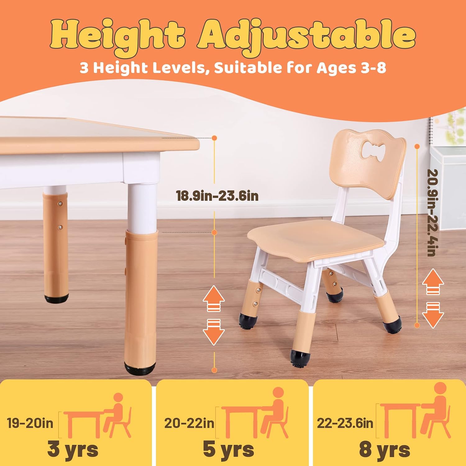 Kindertafel en 2 stoelenset, h - Art Craft Toddler recensie en prijs