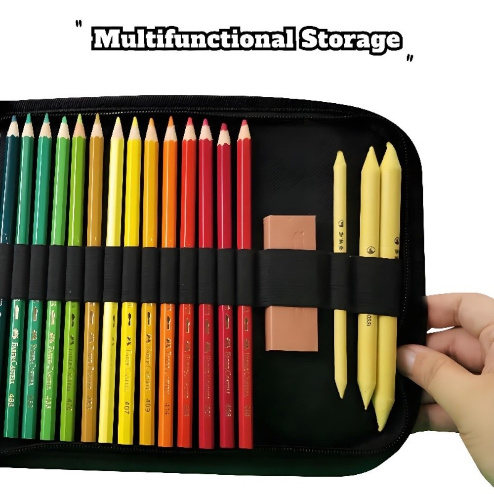 36/48/72 Gat Pen Gordijn Zwart - Colored Pencil Professional recensie en prijs