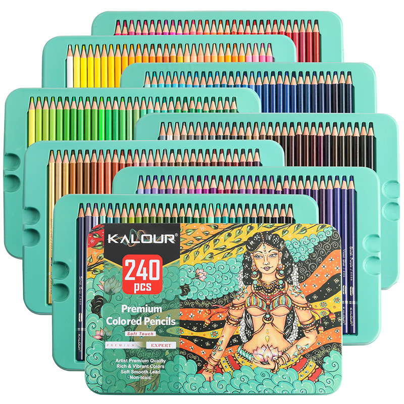 KALOUR 240 Kleuren Luxe IJzere - Colored Pencil Professional recensie en prijs
