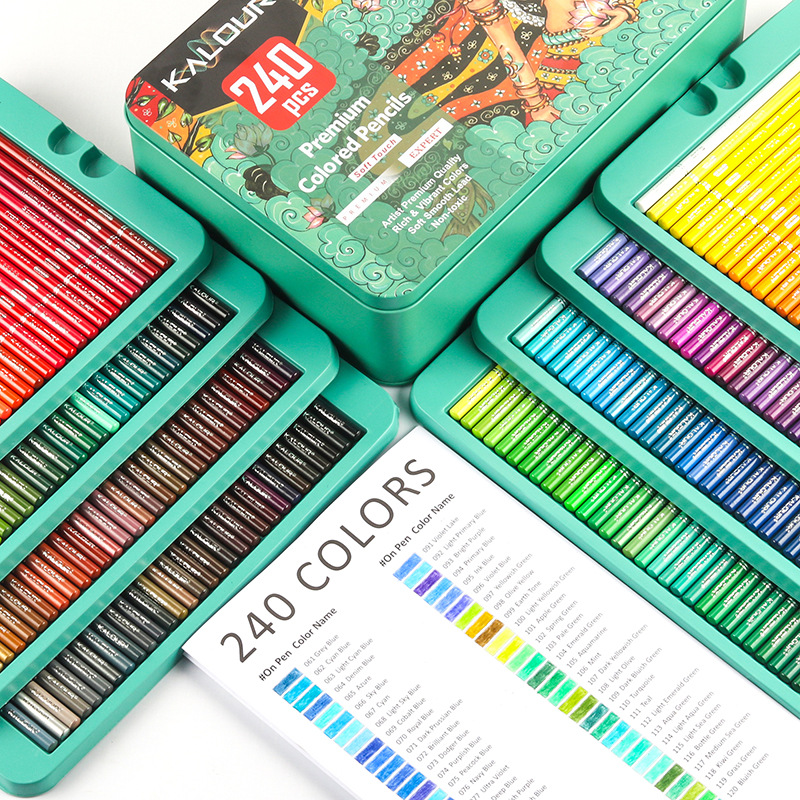 KALOUR 240 Kleuren Luxe IJzere - Colored Pencil Professional recensie en prijs