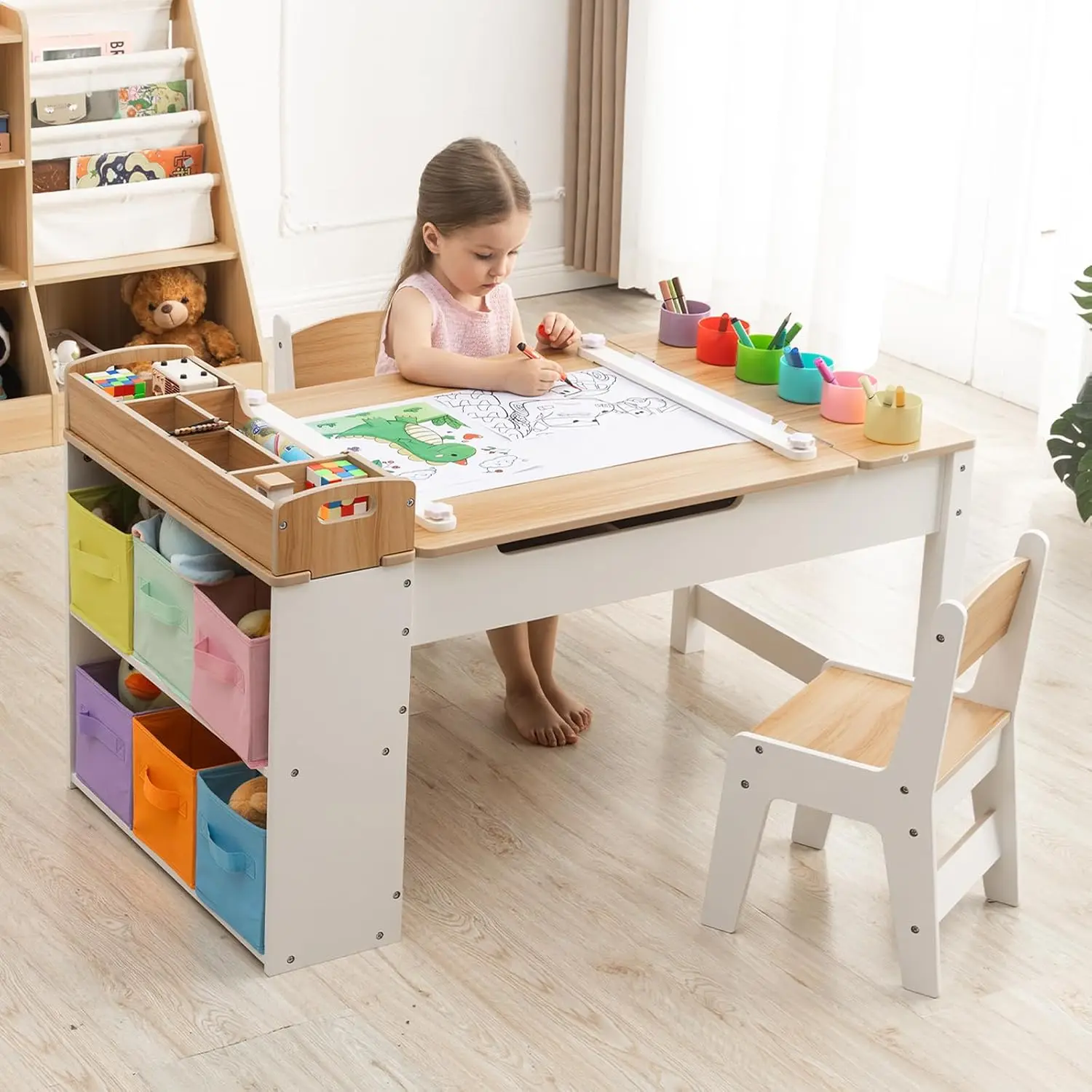 Kinderkunsttafel- en stoelense - Art Craft Toddler recensie en prijs
