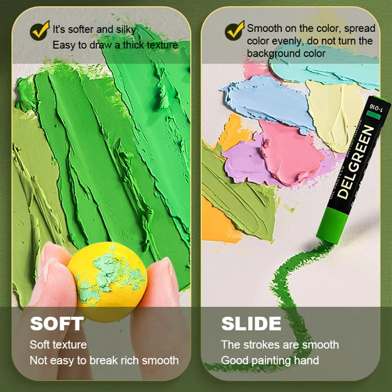 DELGREEN Kunstenaar Zachte Oli - Chalk Pastel Set recensie en prijs
