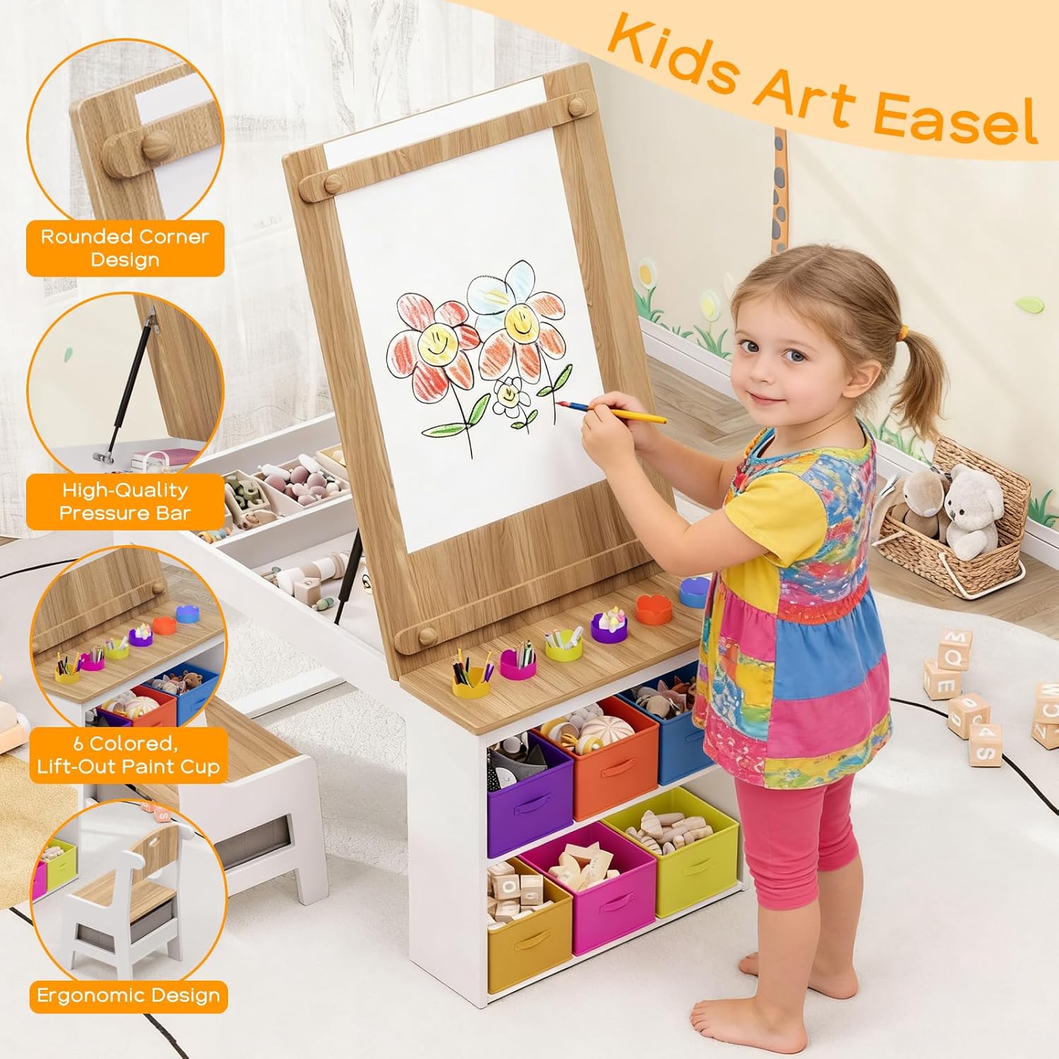 Kinderkunsttafel en -stoelen,  - Art Craft Toddler recensie en prijs
