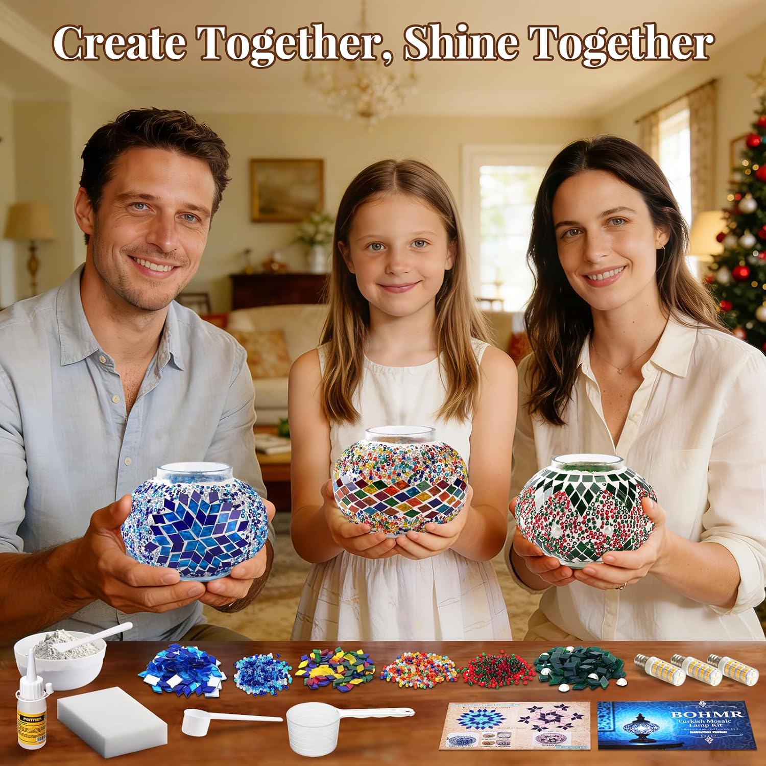 DIY 3-delige Turkse mozaïeklam - Art Craft Easy recensie en prijs