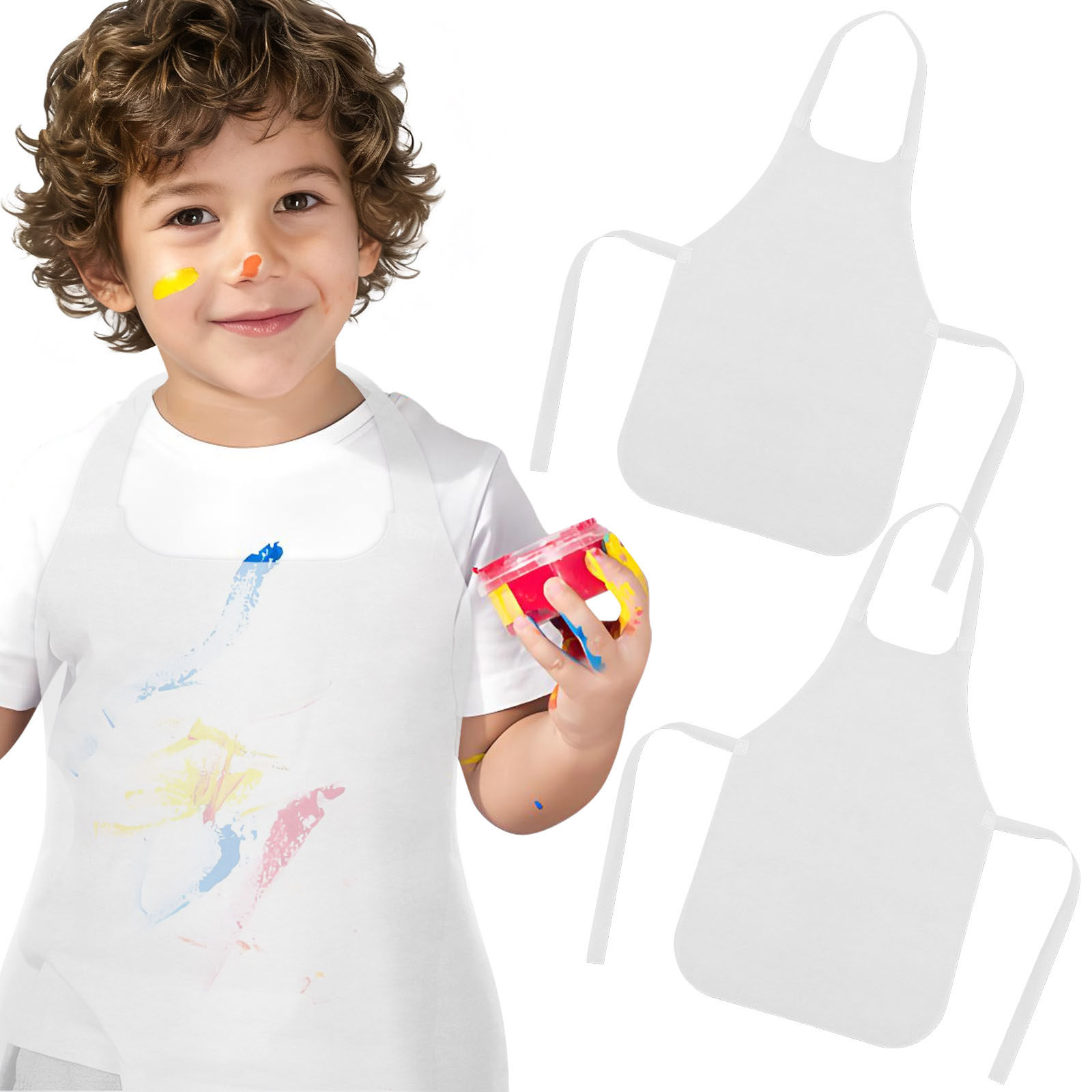 10 stuks witte kinderschorten, - Art Craft Toddler recensie en prijs