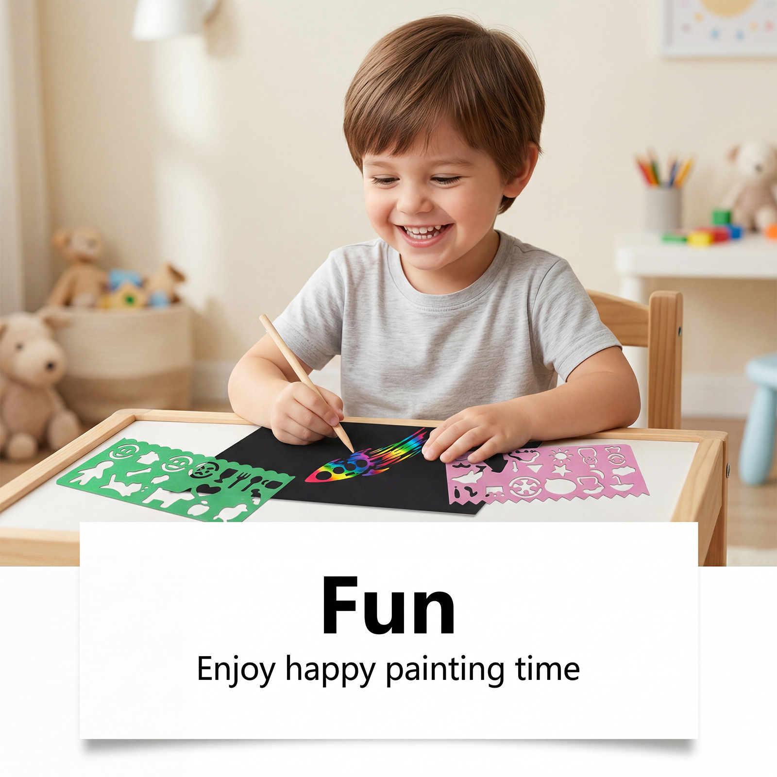 Kleurrijk gecoat papier, duide - Art Craft Easy recensie en prijs