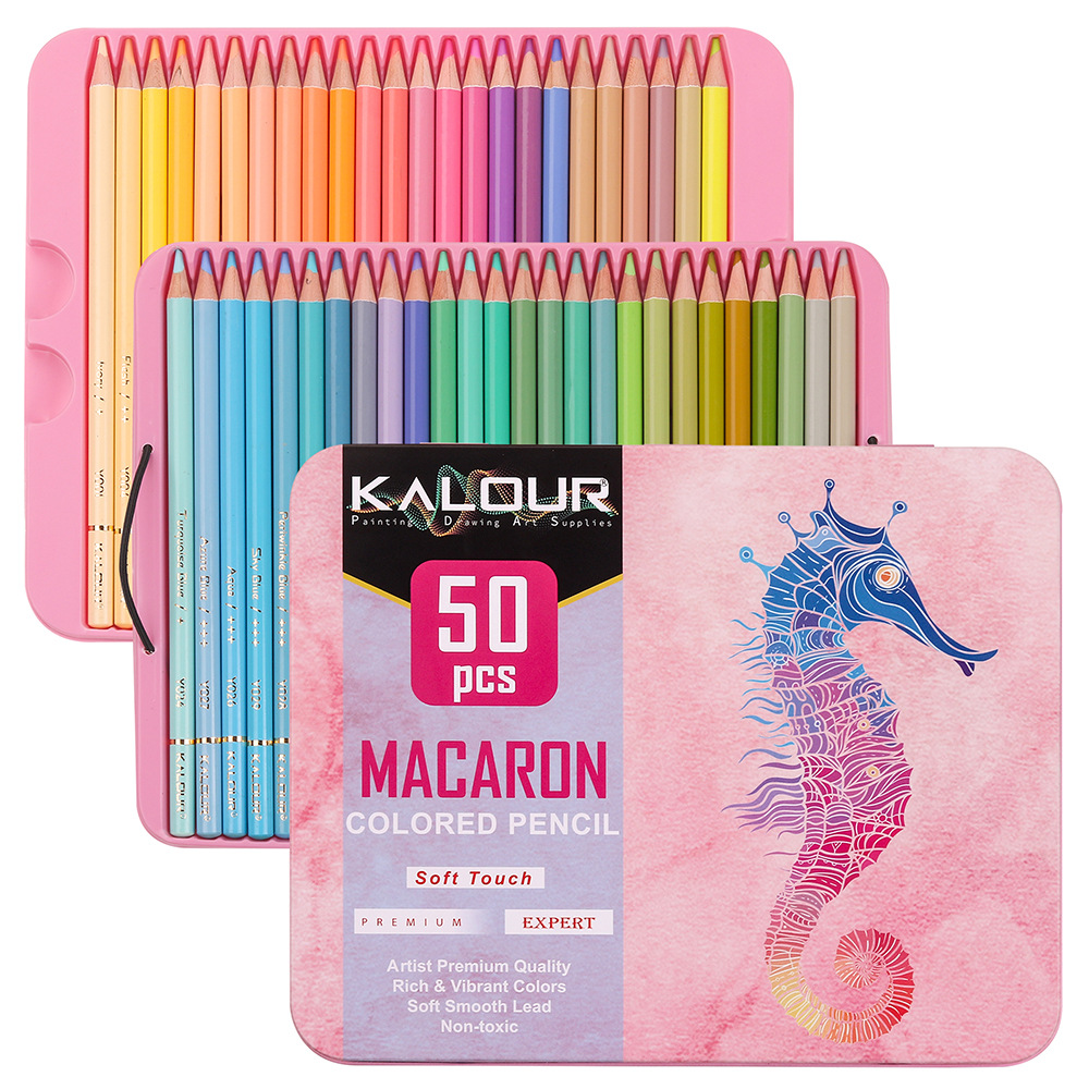 KALOUR 50 Kleur Luxe IJzeren D - Colored Pencil Professional recensie en prijs