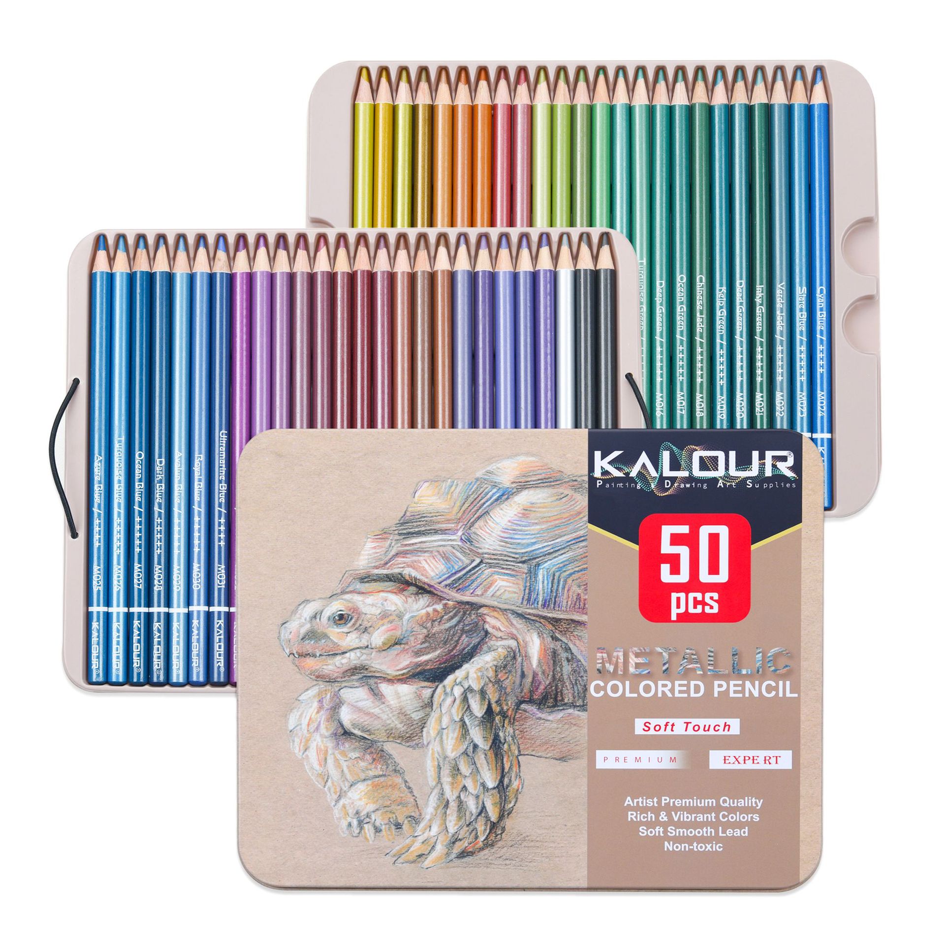 KALOUR 50 Kleur Luxe IJzeren D - Colored Pencil Professional recensie en prijs
