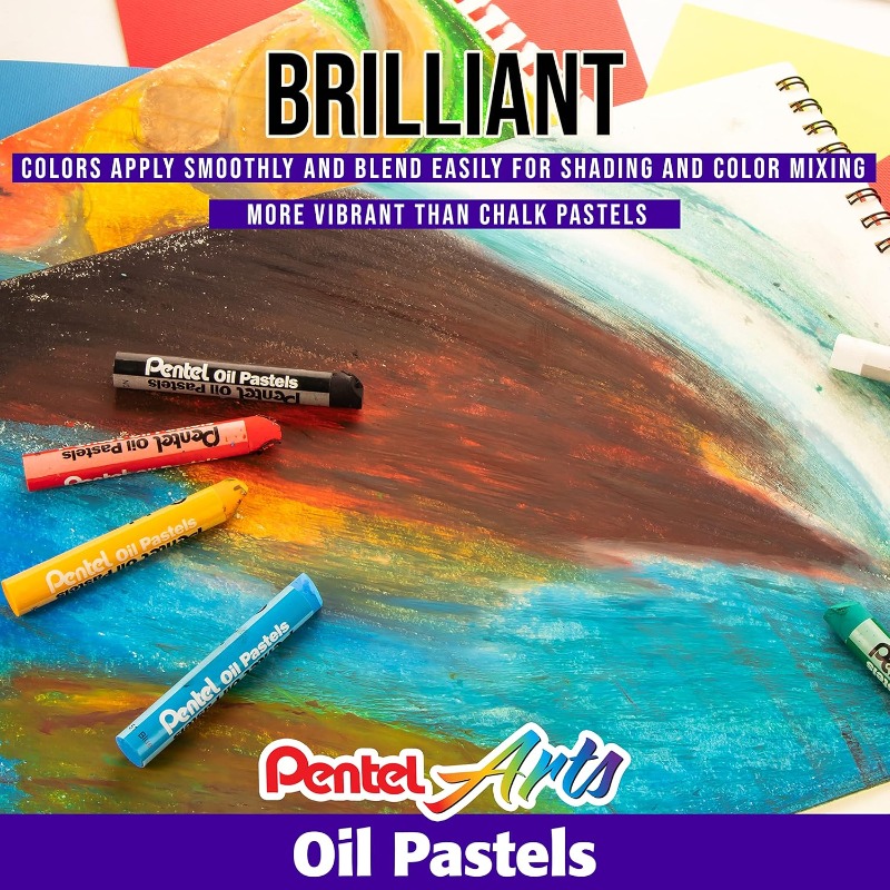 Pentel Arts Oil Pastel Set 6/1 - Chalk Pastel Set recensie en prijs