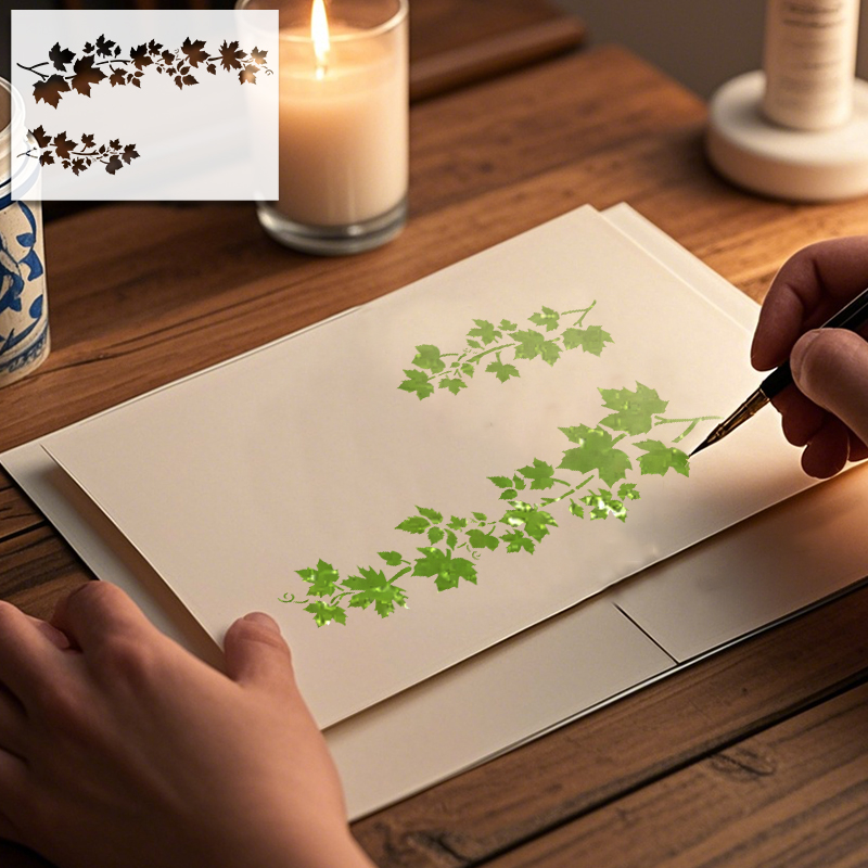 YOMDID 1pc bladpatroon PET-sch - Art Craft With Leaves recensie en prijs