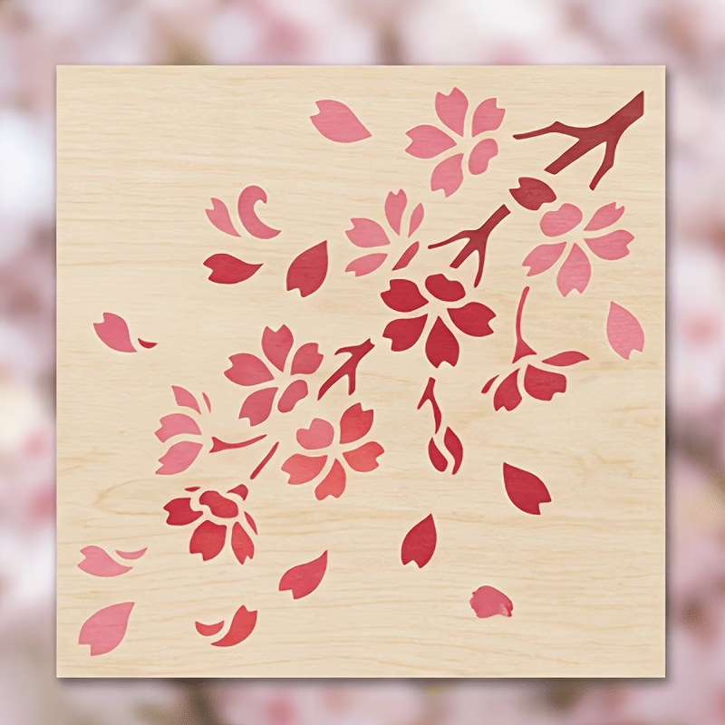 4 STKS Japanse kersenbloesem s - Art Craft Template recensie en prijs