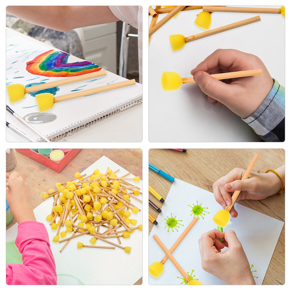 10 stuks kunstschuimborstels,  - Art Craft Blend recensie en prijs