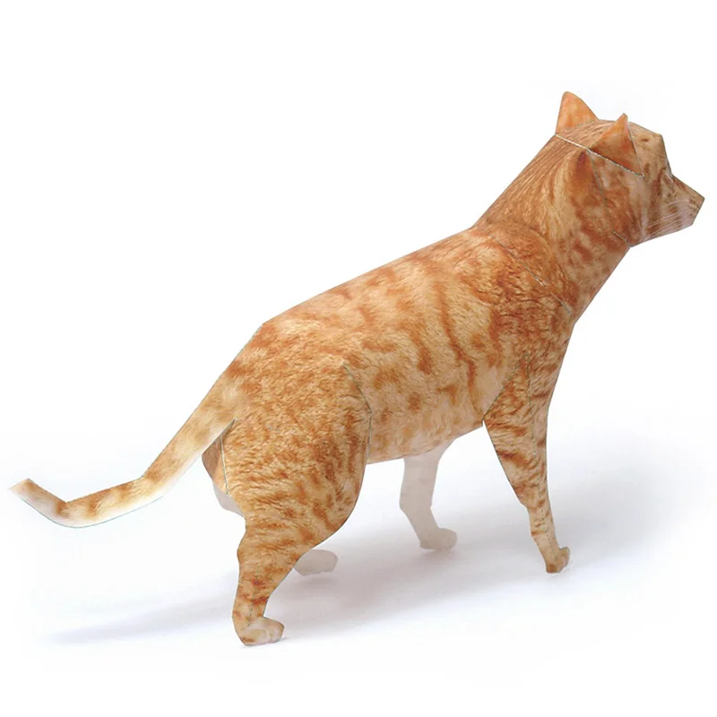 Ocicat Kat Oranje Tabby Origam - Art Craft With Cardboard recensie en prijs